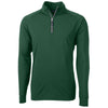 Cutter & Buck Men's Hunter Adapt Eco Knit Stretch Recycled Quarter Zip Pullover