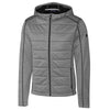 Cutter & Buck Men's Charcoal WeatherTec Altitude Quilted Jacket