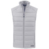 Cutter & Buck Men's CONCRETE Evoke Hybrid Eco Softshell Recycled Full Zip Vest