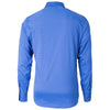 Cutter & Buck Men's French Blue Versatech Geo Dobby Stretch Long Sleeve