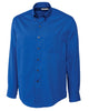 Cutter & Buck Men's Tall French Blue Easy Care Twill Dress Shirt