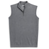 Peter Millar Men's Smoke Shelby Cotton Poly Quarter Zip Vest