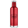 Primeline Red 25 oz. Alsace Vacuum Insulated Wine Bottle