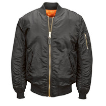 Alpha Industries Men's Black MA-1 Flight Jacket