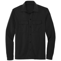 Mercer+Mettle Men's Deep Black Double-Knit Snap Front Jacket