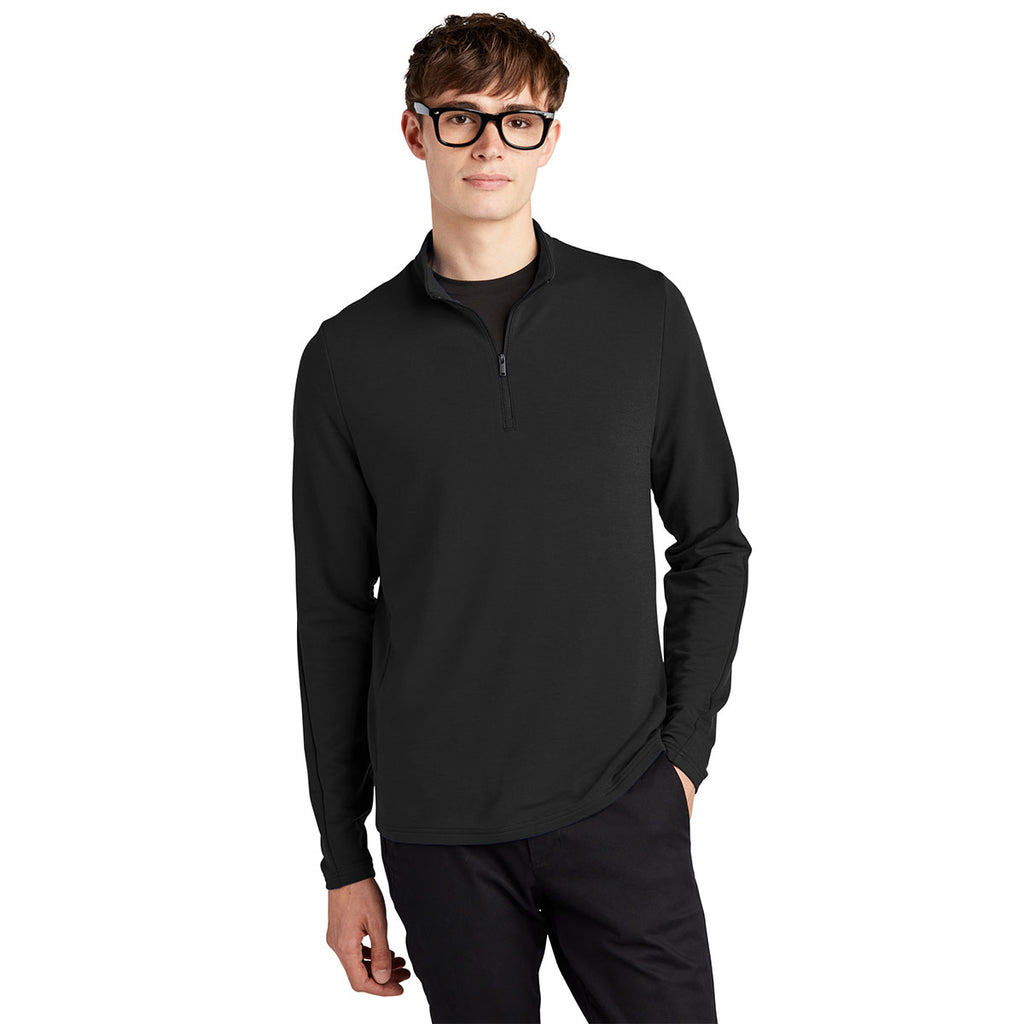 Mercer+Mettle Men's Deep Black Stretch 1/4 Zip Pullover