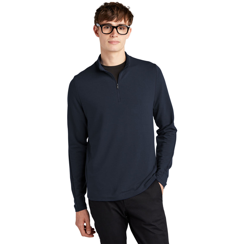 Mercer+Mettle Men's Night Navy Stretch 1/4 Zip Pullover