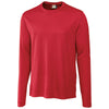 Clique Men's Red Long Sleeve Ice Tee