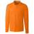 Clique Men's Hi-Vis Orange Long Sleeve Spin Pique Polo