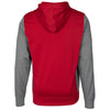 Clique Men's Cardinal Red Helsa Sport Colorblock Full Zip