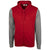 Clique Men's Cardinal Red Helsa Sport Colorblock Full Zip