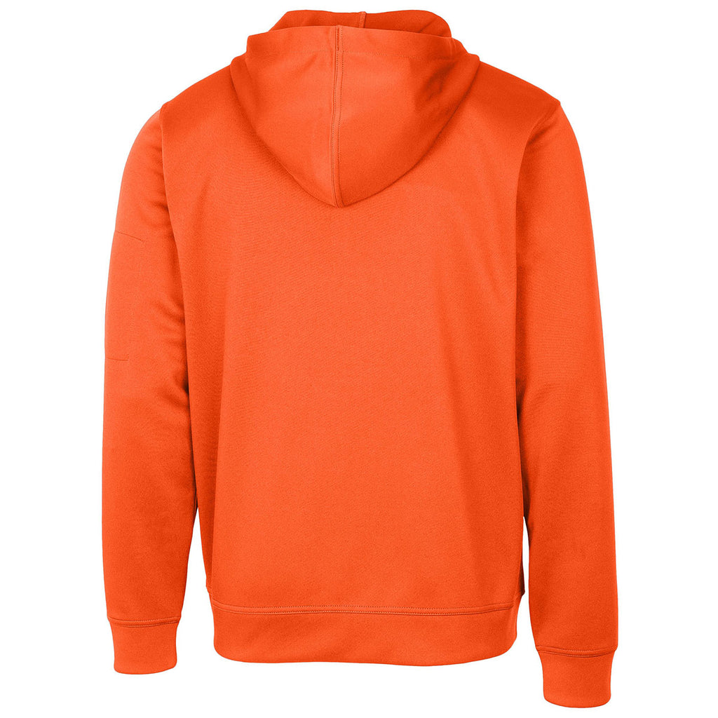 Clique Men's Orange Lift Performance Hoodie Sweatshirt
