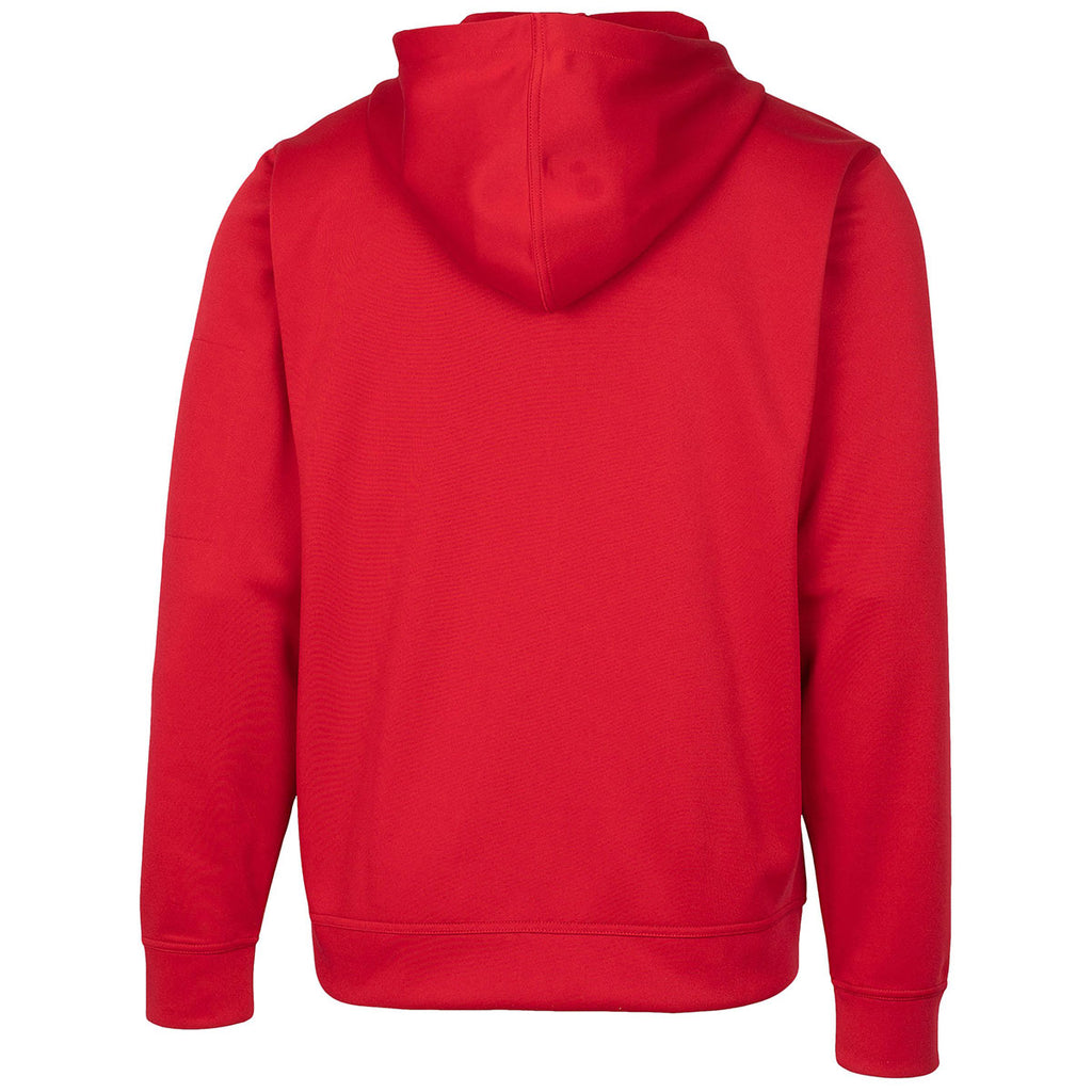 Clique Men's Red Lift Performance Hoodie Sweatshirt
