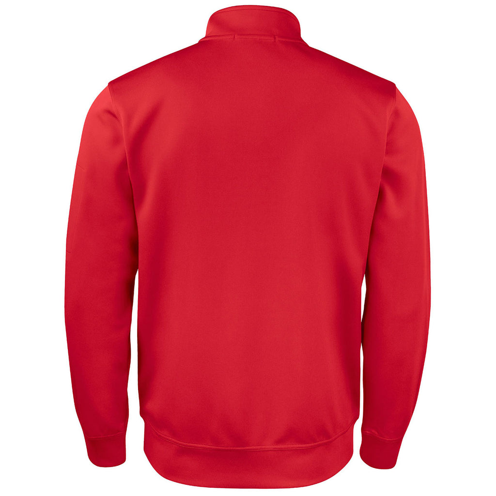 Clique Men's Red Lift Eco Performance Full Zip Jacket