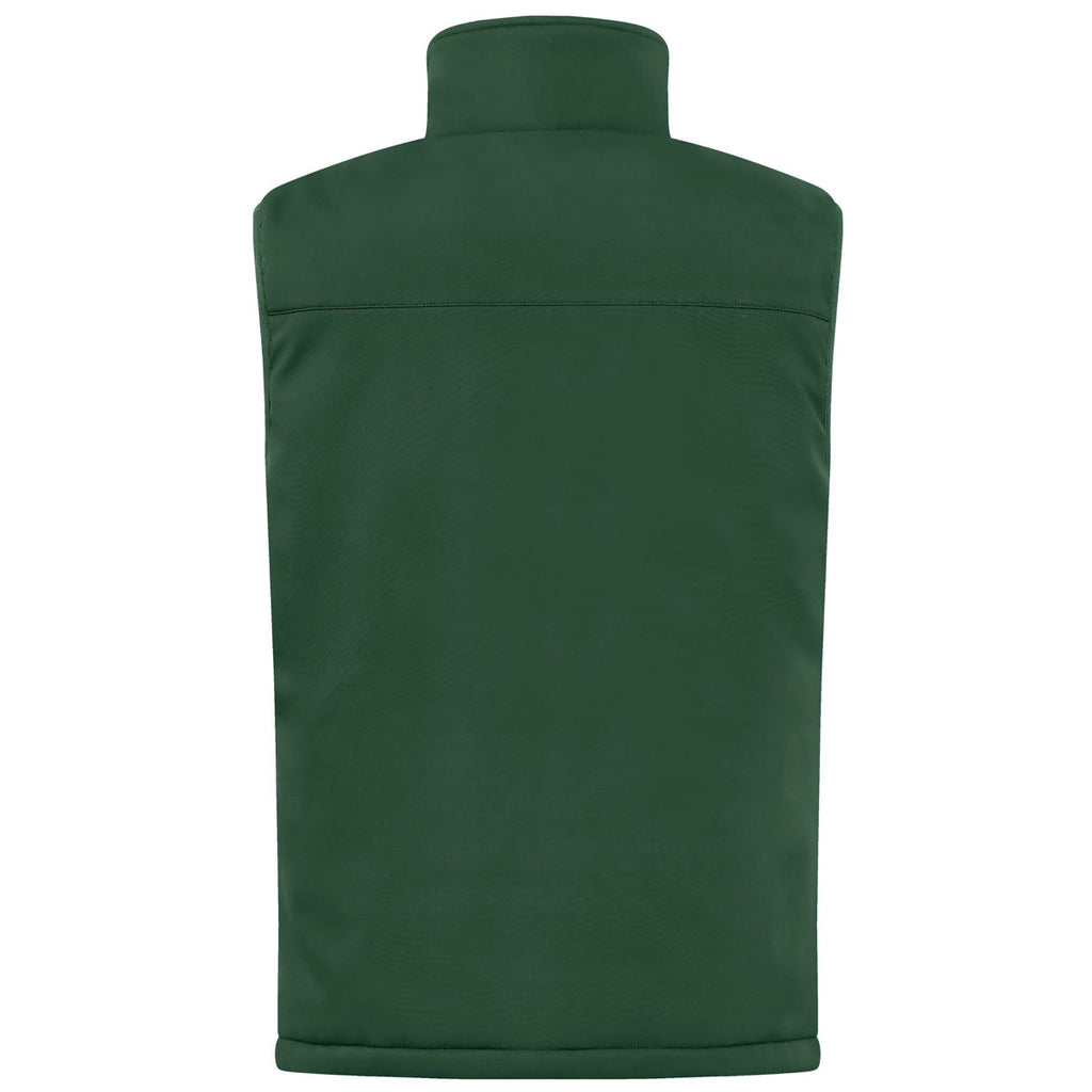 Clique Men's Bottle Green Equinox Insulated Softshell Vest
