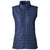 Nautica Women's Nautical Navy/Nautical Navy Heather Harbor Puffer Vest