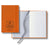 Castelli Orange Linen Banded Pocket Journal