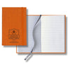 Castelli Orange Linen Banded Pocket Journal