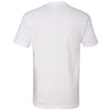 Next Level Men's White Premium Fitted Short-Sleeve V-Neck Tee