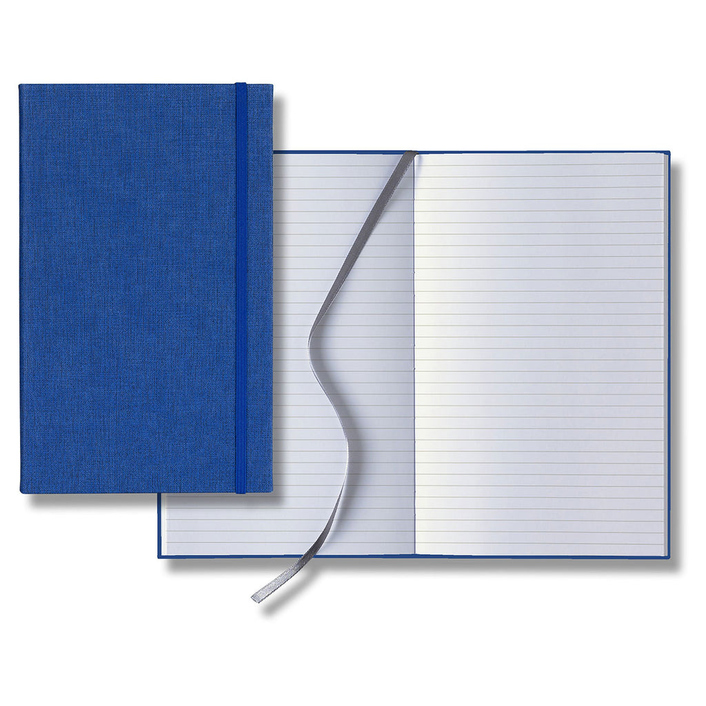 Castelli Blue Linen Banded Medium Journal