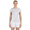New Balance Women's White Tempo Performance T-Shirt