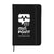 Primeline Black Comfort Touch Bound Journal - 5