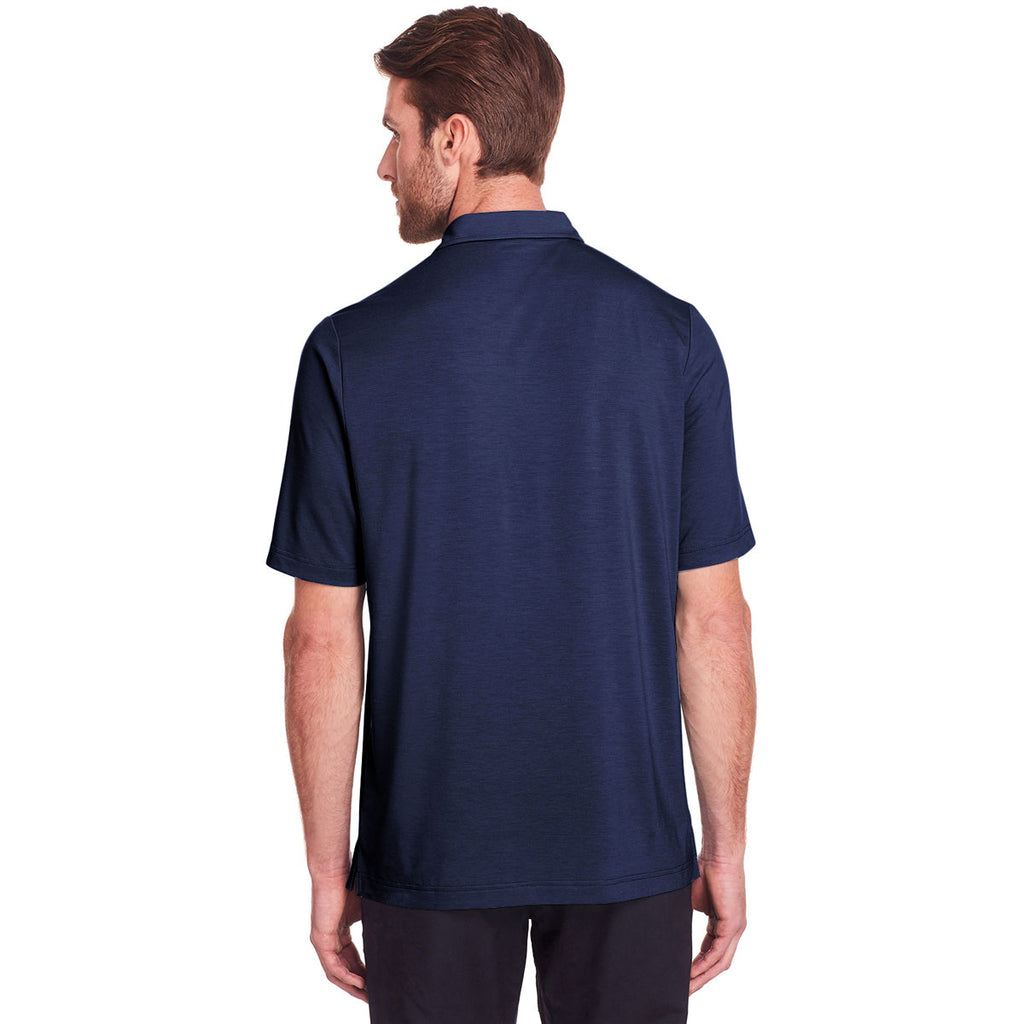 North End Men's Classic Navy Jaq Snap-Up Stretch Performance Polo