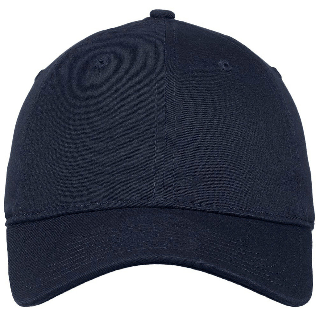 New Era Deep Navy Unstructured Stretch Cotton Cap