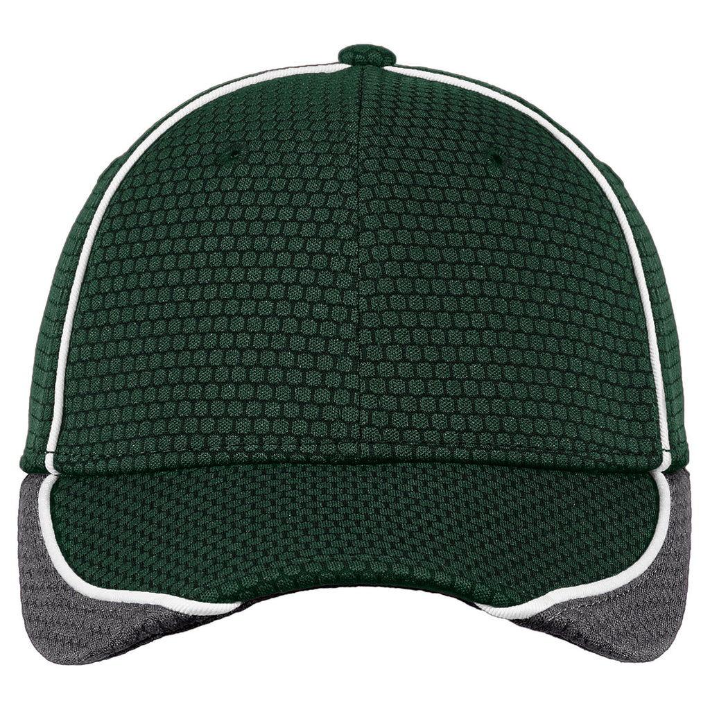 New Era Forest Green/Graphite/White Hex Mesh Cap