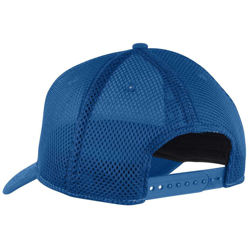 New Era 9FORTY White/Royal Snapback Contrast Front Mesh Cap