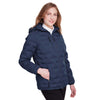 North End Women's Classic Navy/Carbon Loft Puffer Jacket