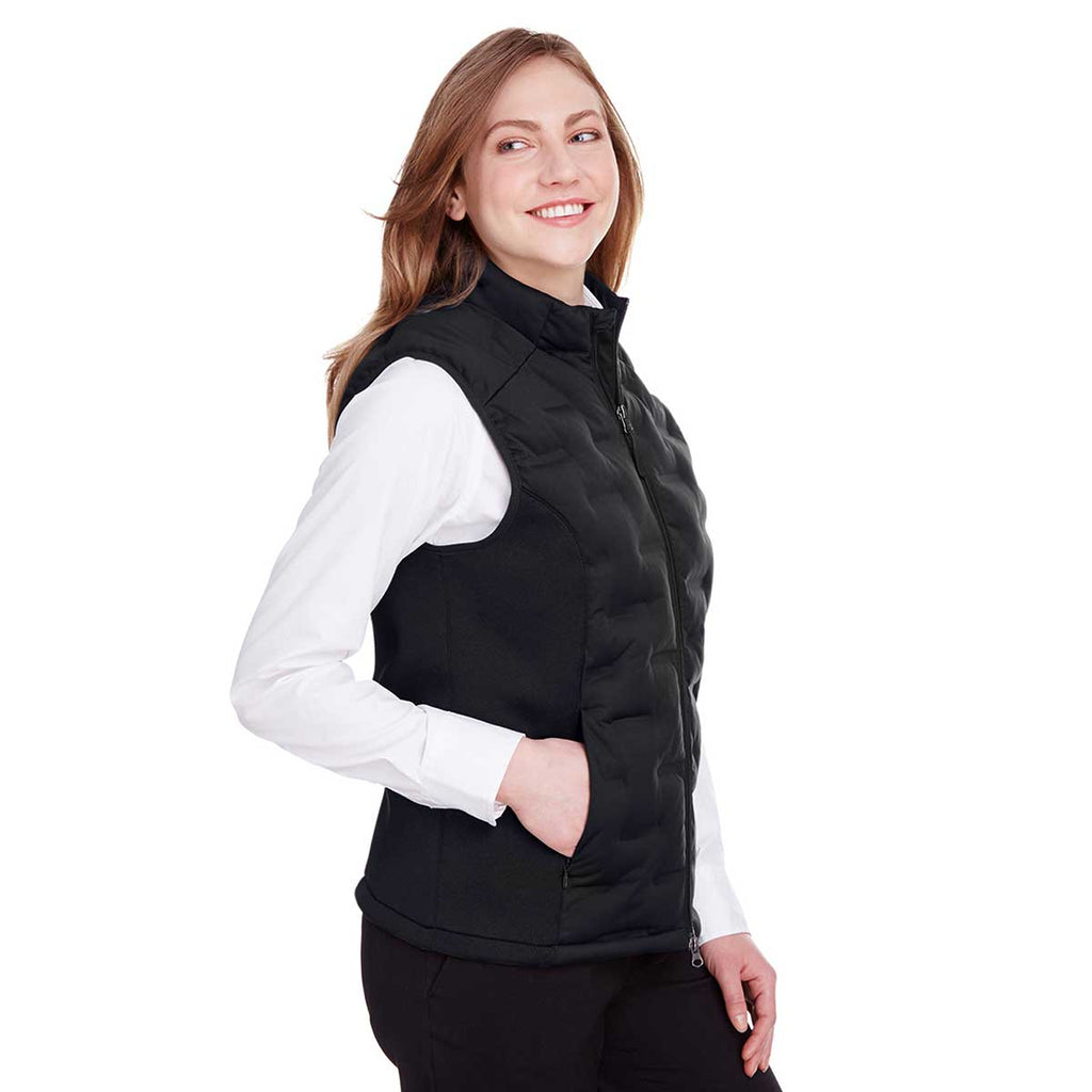 North End Women's Black/Black/Carbon Pioneer Hybrid Vest