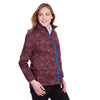 North End Women's Burgundy/Olympic Blue Rotate Reflective Jacket