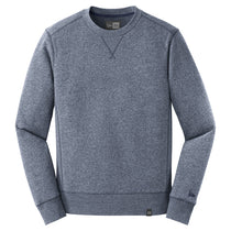 New Era Men's True Navy Twist French Terry Crew