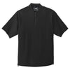 New Era Men's Black Cage Short Sleeve 1/4 Zip Jacket
