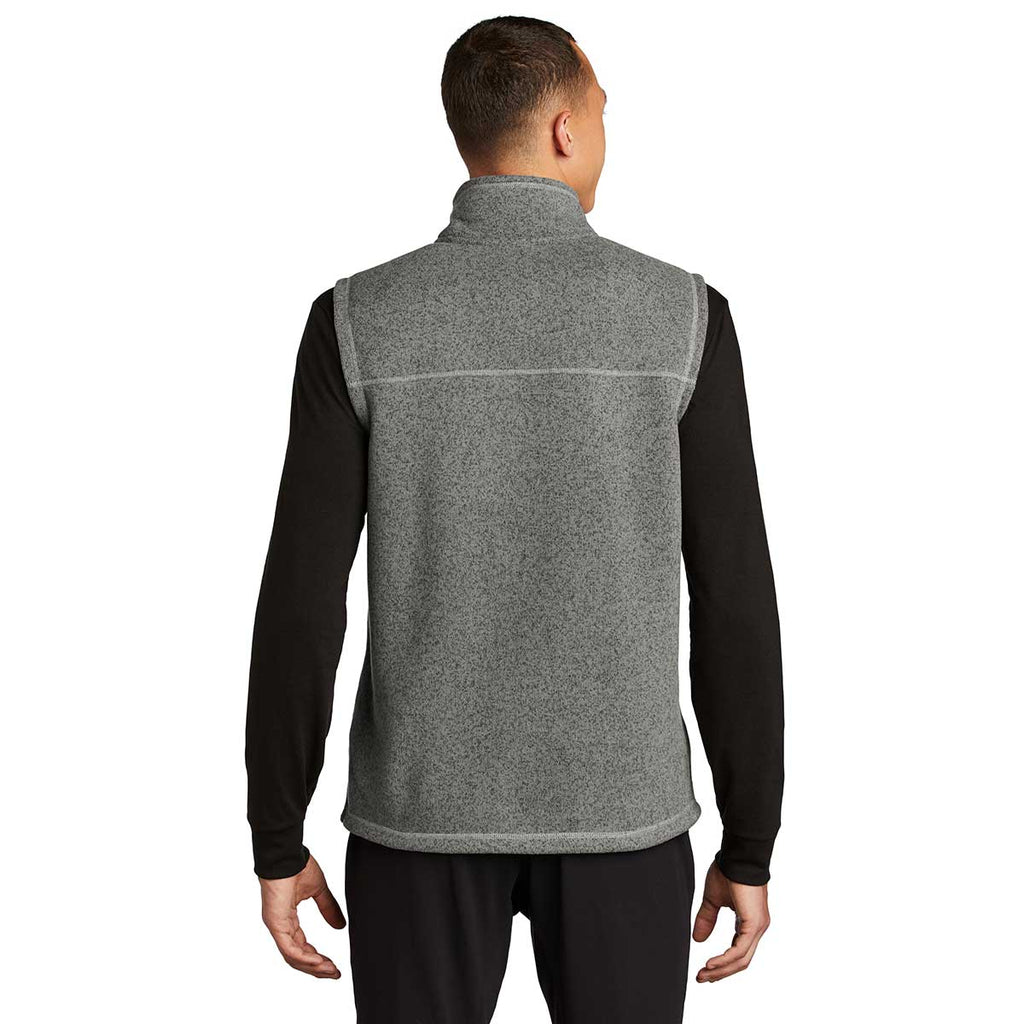 The North Face Men's Medium Grey Heather Sweater Fleece Vest