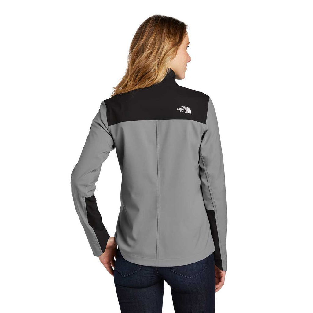 The North Face Women's Mid Grey Castle Rock Soft Shell Jacket