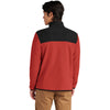 The North Face Men's Rage Red/ TNF Black Glacier Full-Zip Fleece Jacket