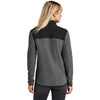 The North Face Women's Asphalt Grey/ TNF Black Glacier Full-Zip Fleece Jacket