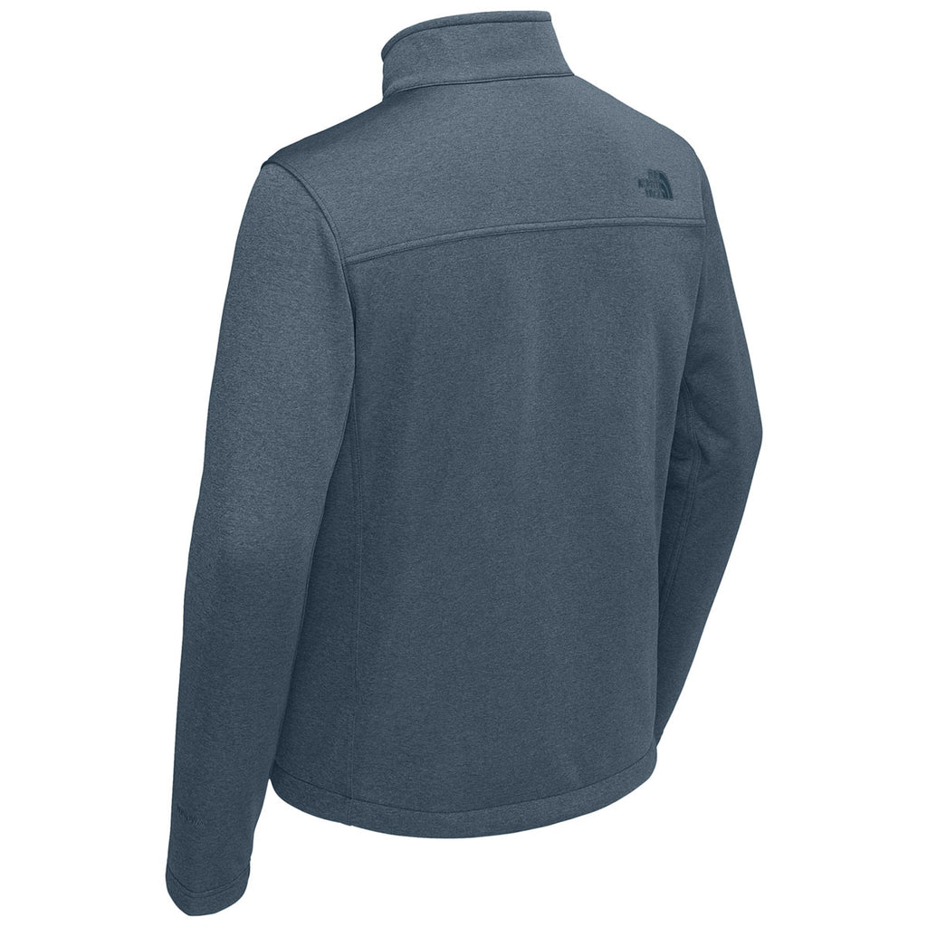 The North Face Men's Shady Blue Chest Logo Ridgewall Soft Shell Jacket