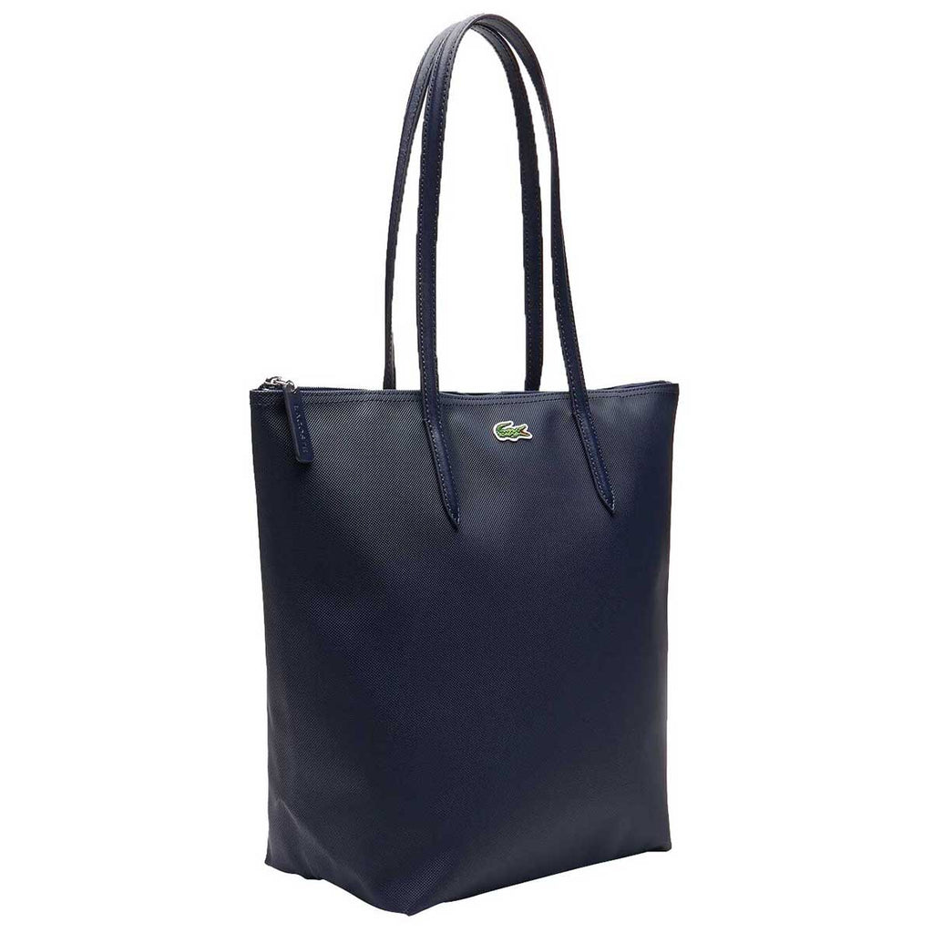 Lacoste Women's Shadow Blue L.12.12 Vertical Tote Bag