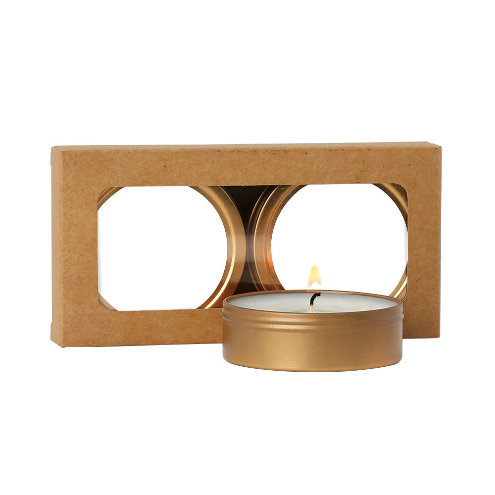 SnugZ Citrus Verbena/Gold Scented Candle 2-Pack in Kraft Window Box
