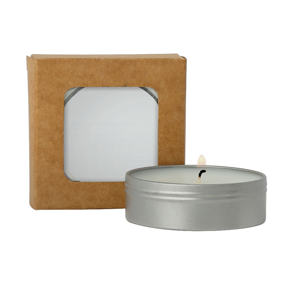 SnugZ Berry Spice/Silver Scented Candle in Kraft Window Box 2 oz.