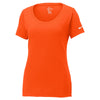 Nike Women's Brilliant Orange Core Cotton Scoop Neck Tee