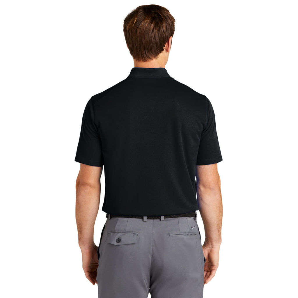 Nike Men's Black Dri-FIT Micro Pique 2.0 Pocket Polo