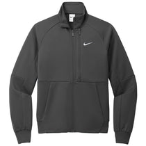 Nike Men's Anthracite Full-Zip Chest Swoosh Jacket