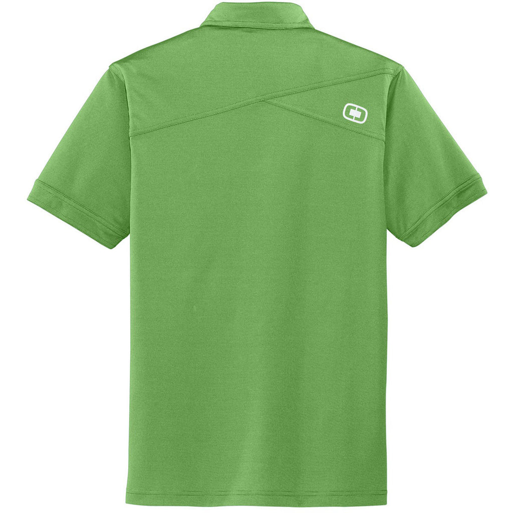 OGIO Men's Astro Green Steel Leveler Polo