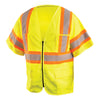 OccuNomix Men's Yellow Class 3 Mesh Two Tone Vest
