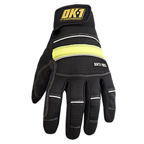 OccuNomix Black Anti-Vibe D3O Wicking and Drying Glove
