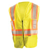 OccuNomix Men's Yellow High Visibility Premium Mesh Two-Tone Safety Vest